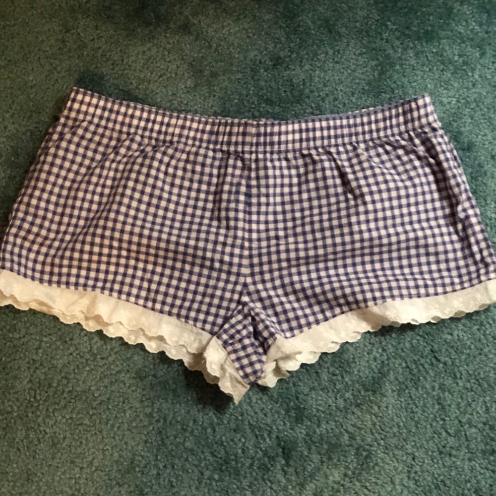 Gingham Sleep Shorts